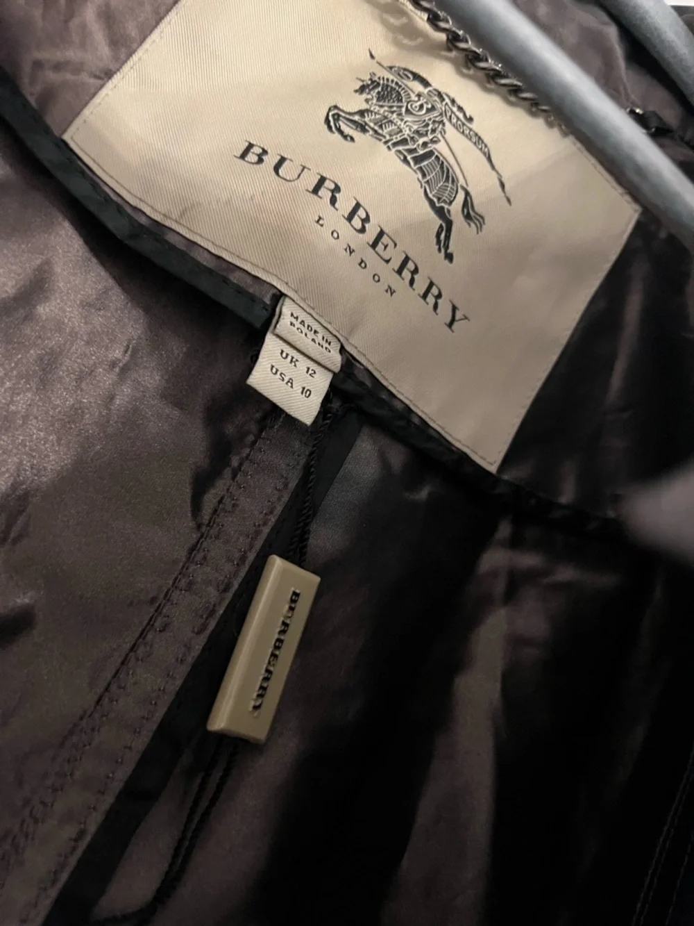 Burberry Women’s Metalli trench Coat - Picture 4 of 5